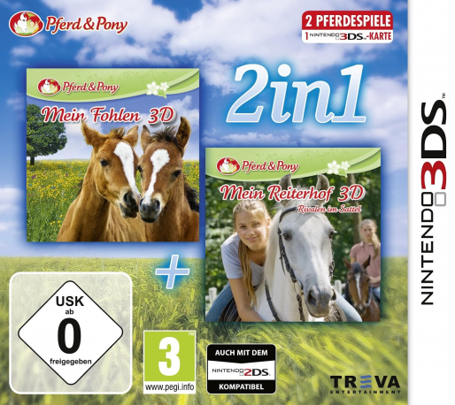 2 in 1 Horses & Foal: My Foal 3D + My Riding Stables 3D - Rivals in the Saddle