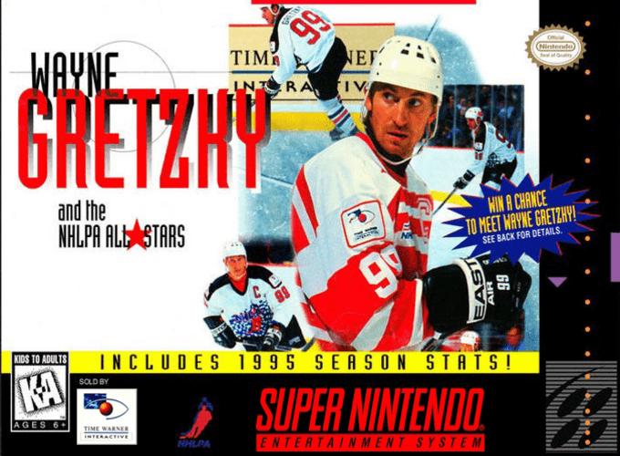 Wayne Gretzky and the NHLPA All-Stars