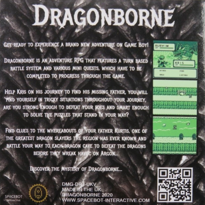 Dragonborne — Box back