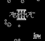 Aretha III — Title screen