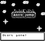 Astro-Jump — Title screen