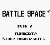 Battle Space — Title screen