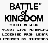 Battle of Kingdom — Title screen