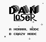 Dan Laser (Unl.) — Title screen