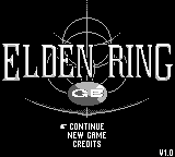 Elden Ring GB — Title screen