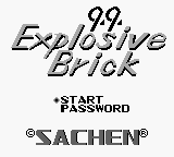 Explosive Brick '94 (Unl.) — Title screen
