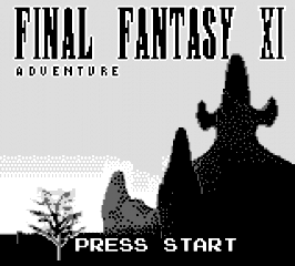 Final Fantasy XI Adventure — Title screen
