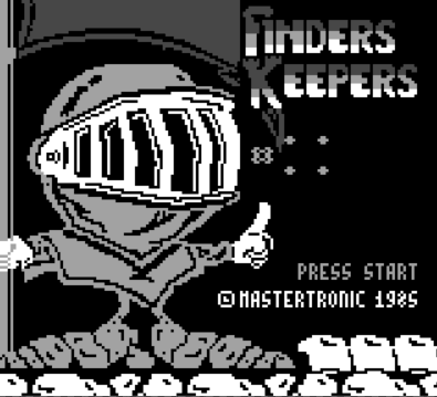 Finders Keepers — Title screen