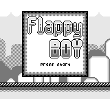 Flappy Boy — Title screen
