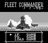 Fleet Commander VS. — Title screen