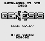 Genesis 2 — Title screen