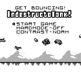 IndestructoTank! — Title screen