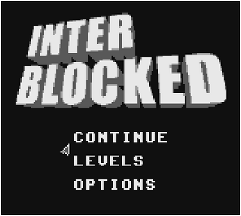 Interblocked — Title screen