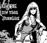 Jane In The Jungle — Title screen