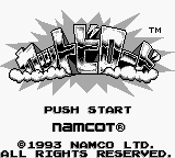 Kattobi Road — Title screen