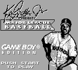 Ken Griffey Jr. Presents Major League Baseball — Title screen