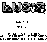 Lucle — Title screen