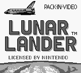 Lunar Lander — Title screen