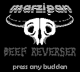 Marzipan Beef Reverser — Title screen