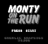 Monty On The Run — Title screen