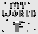 My World — Title screen