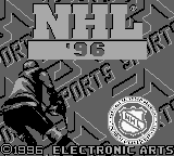 NHL '96 — Title screen