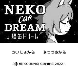 Neko Can Dream — Title screen