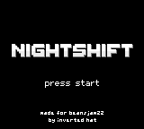 Nightshift — Title screen