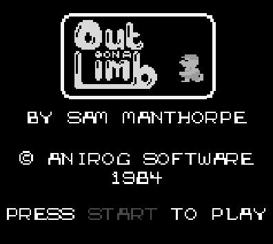 Out On A Limb — Title screen