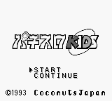 Pachi-Slot Kids — Title screen