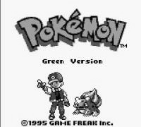 Pocket Monsters : Green Version - English Edition — Title screen