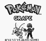 Pokemon - Grape Version — Title screen