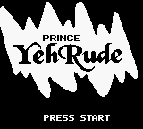 Prince Yeh Rude (Unl.) — Title screen