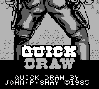 Quick Draw — Title screen