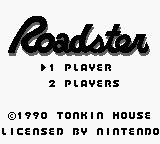 Roadster — Title screen