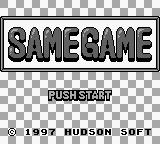 Same Game — Title screen