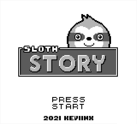 Sloth Story — Title screen
