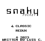 Snaky Pocket — Title screen