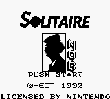 Solitaire — Title screen