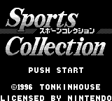 Sports Collection — Title screen
