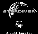 Stardiver — Title screen
