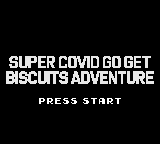 Super Covid Go Get Biscuits Adventure — Title screen