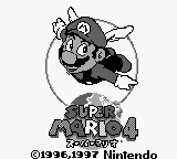 Super Mario Land 4 — Title screen
