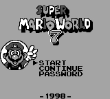 Super Mario World 7 — Title screen