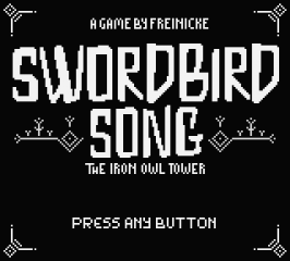 Swordbird Song : The Iron Owl Tower — Title screen