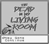 The Dead In My Living Room — Title screen