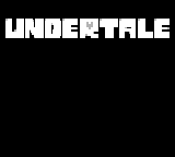 Undertale Gameboy Demake — Title screen