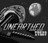 Unearthed Zero — Title screen