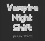 Vampire Night Shift — Title screen