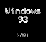 Windows93 Adventure — Title screen